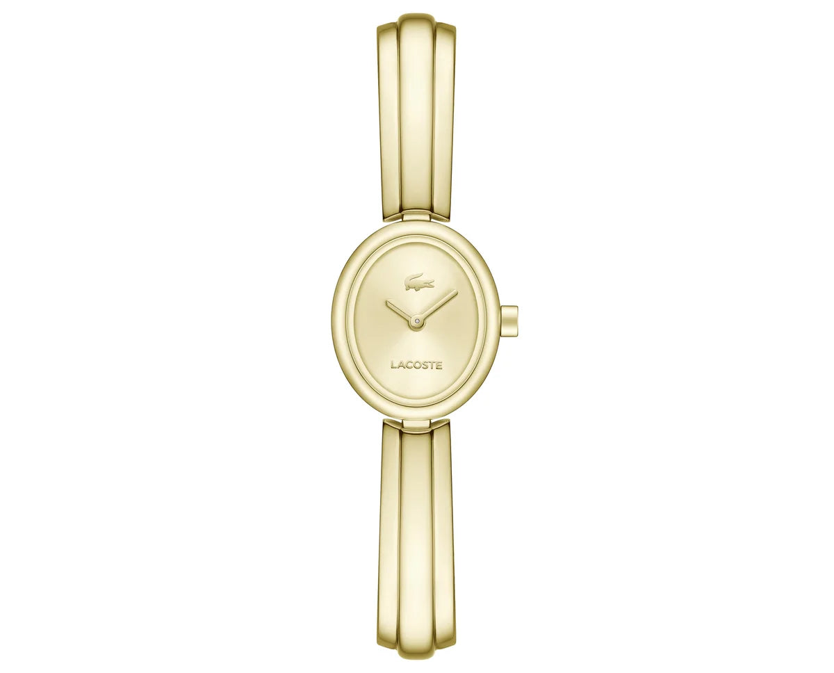 Yellow Gold IP Oval Case and Bangle Bracelet/Yellow Gold IP Dial