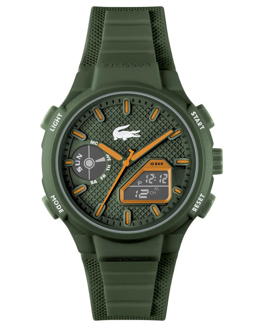 Khaki Green TR90 Case/Khaki Green Ana-Digi Dial/Khaki Green Silicone Strap