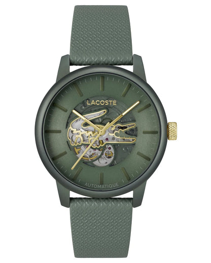 Green Aluminum Case/Green leather Strap Green Dial