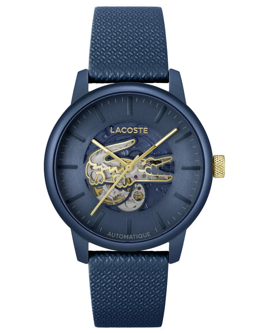 Blue Aluminum Case/Blue leather Strap Blue Dial