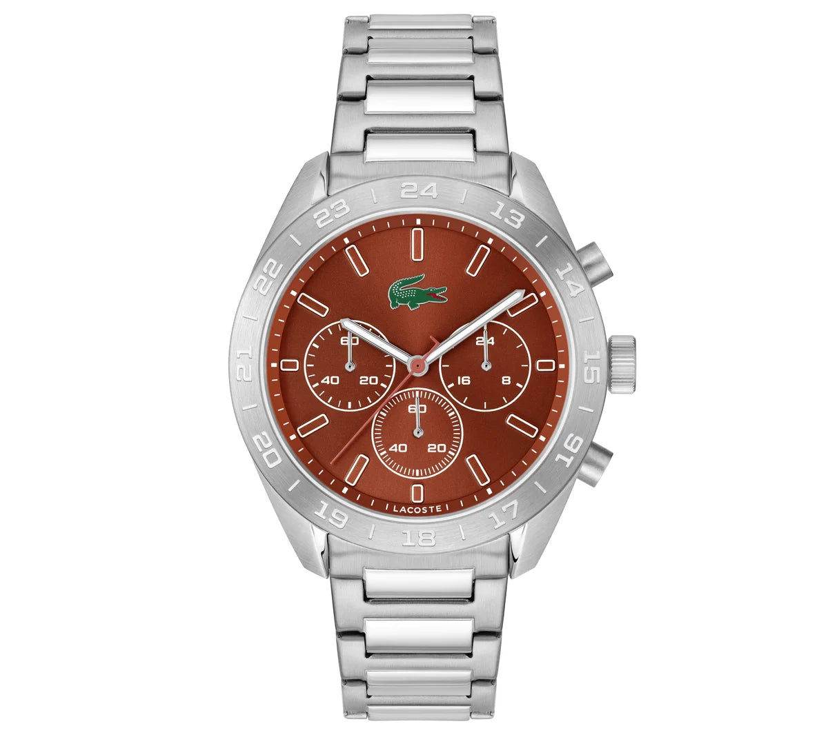 42mm Stainless Steel Case & Bracelet/Clay Chronograph Dial