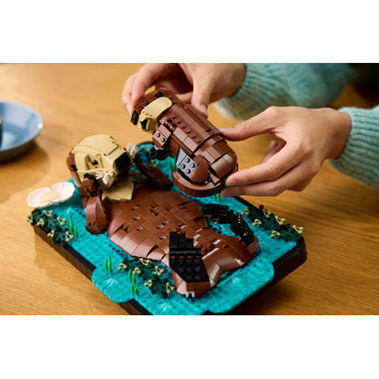 The LEGO® Group Ideas Floating Sea Otters Building Sets for Adults 21366