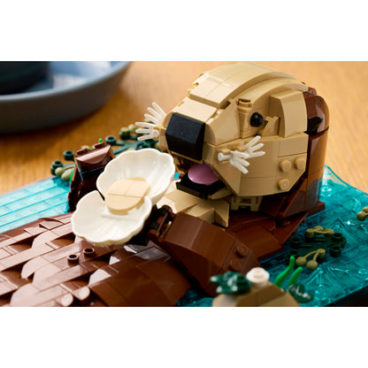 The LEGO® Group Ideas Floating Sea Otters Building Sets for Adults 21366
