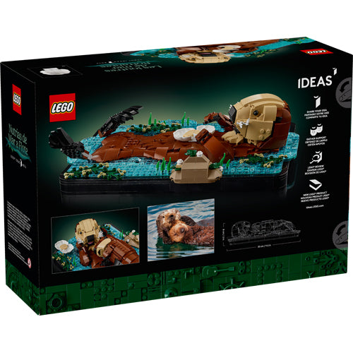 The LEGO® Group Ideas Floating Sea Otters Building Sets for Adults 21366