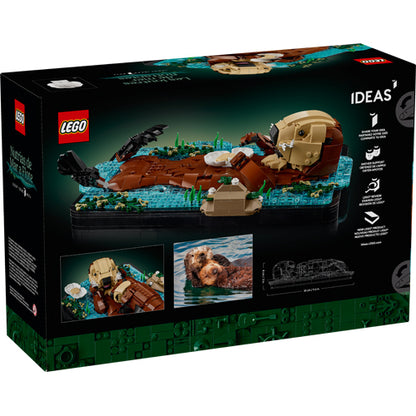 The LEGO® Group Ideas Floating Sea Otters Building Sets for Adults 21366