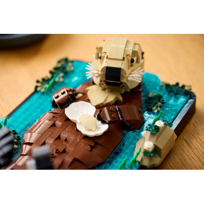 The LEGO® Group Ideas Floating Sea Otters Building Sets for Adults 21366