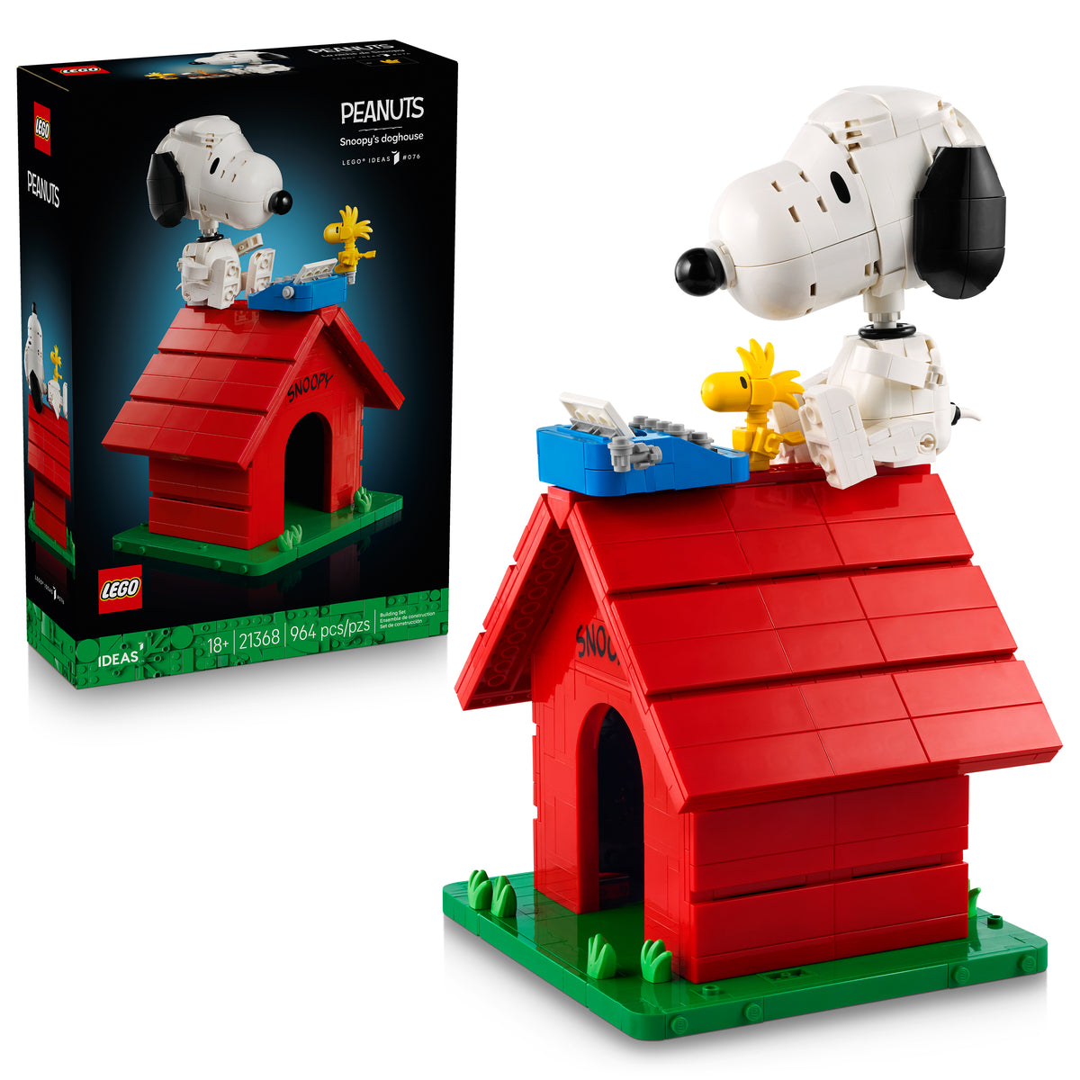 The LEGO® Group Ideas Peanuts: Snoopy's Doghouse Set - 21368