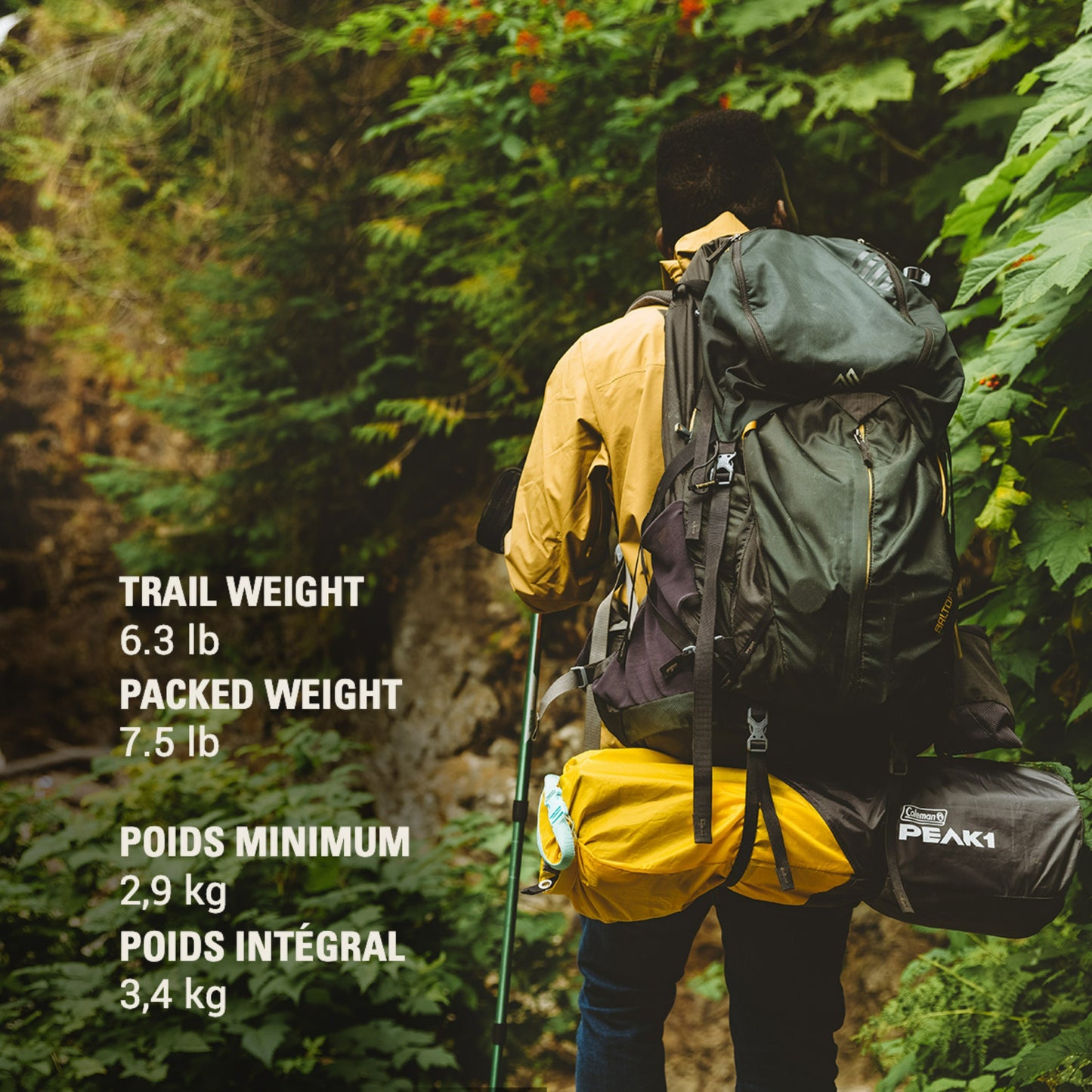 Coleman PEAK1 3-Person Backpacking Tent
