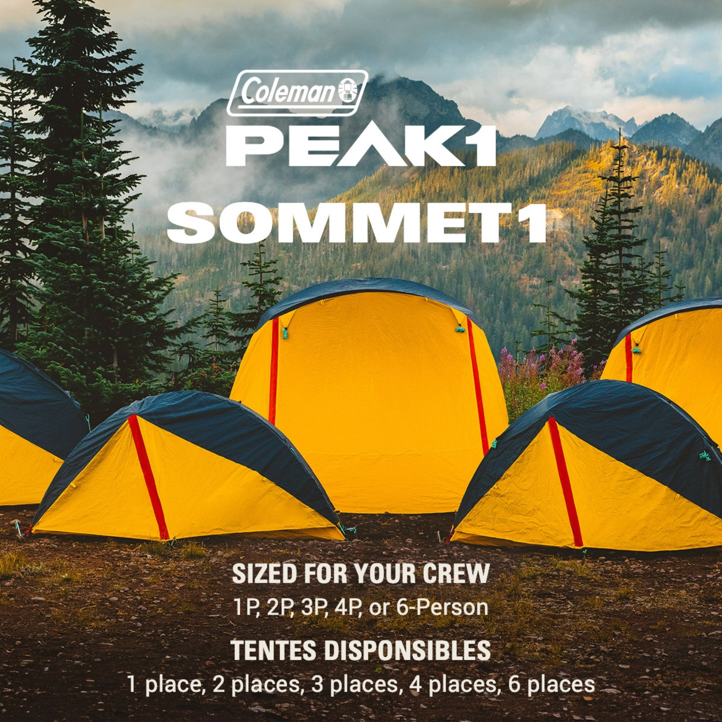 Coleman PEAK1 3-Person Backpacking Tent