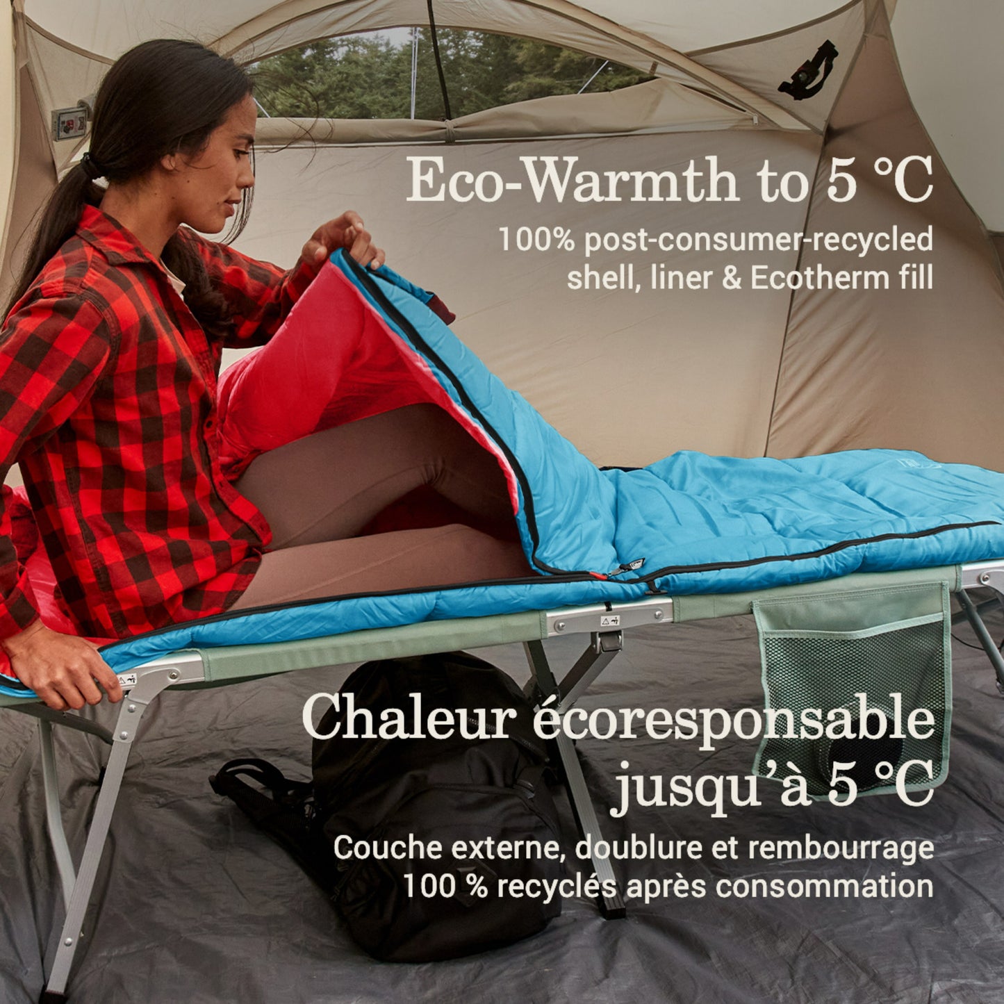 Coleman Flatlands 5°C Sleeping Bag (40°F)
