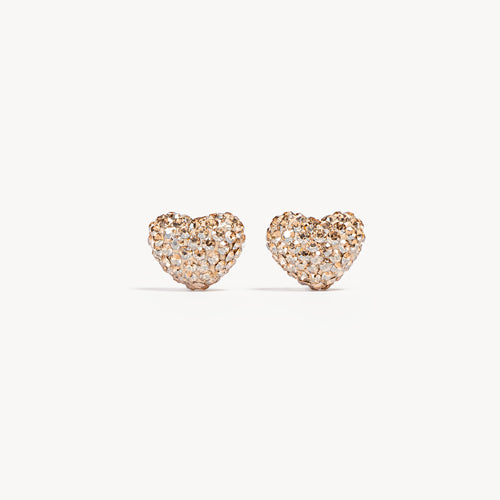 Hillberg & Berk Sparkle Heart Studs