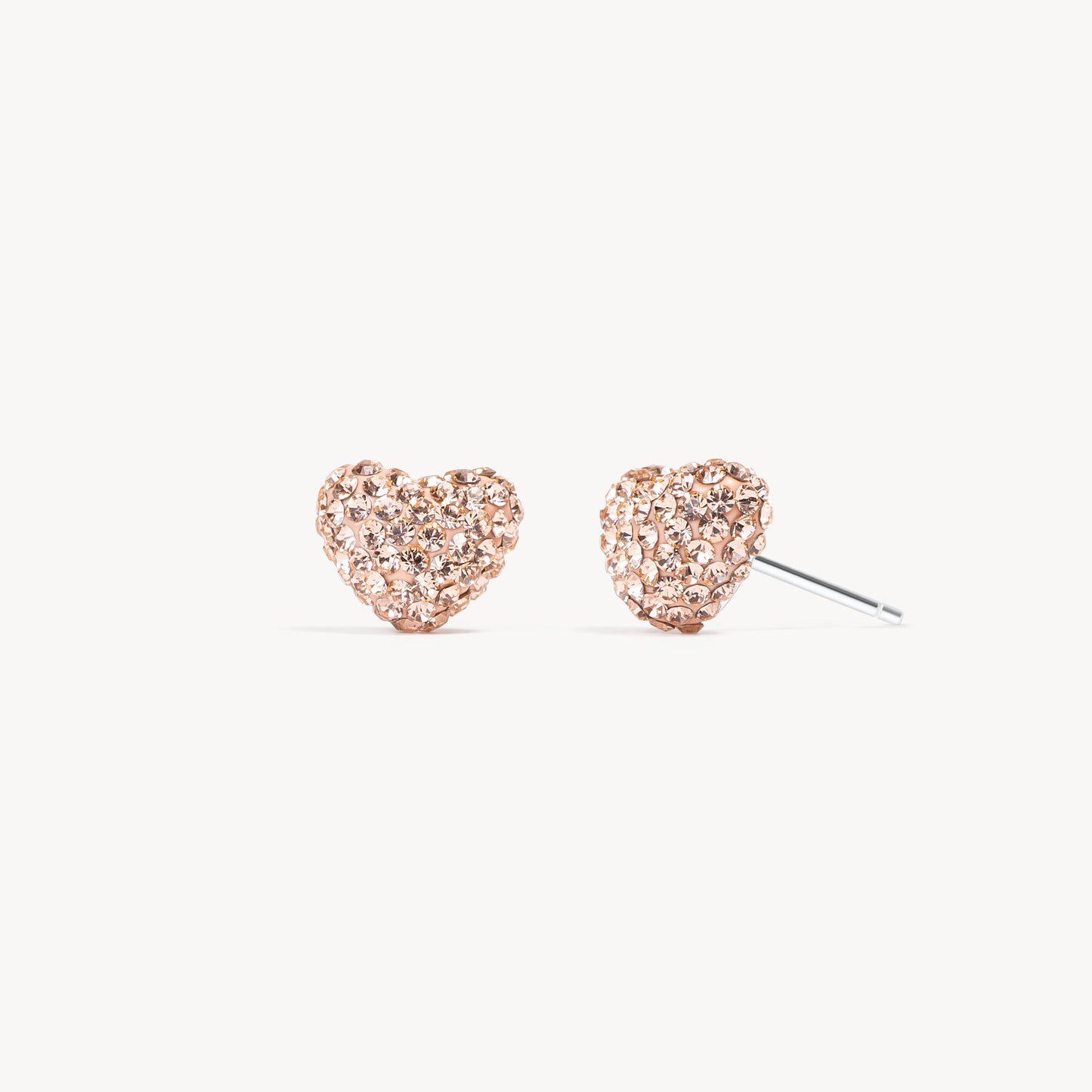 Hillberg & Berk Sparkle Heart Studs