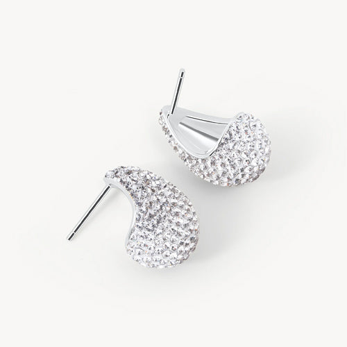 Hillberg & Berk Mini Dream Puff Sparkle Stud Earring