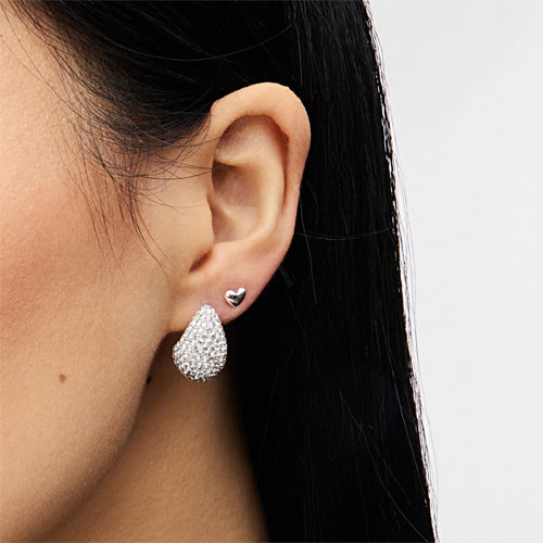 Hillberg & Berk Mini Dream Puff Sparkle Stud Earring