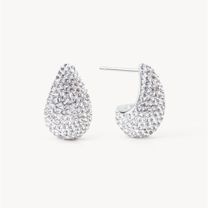 Hillberg & Berk Mini Dream Puff Sparkle Stud Earring