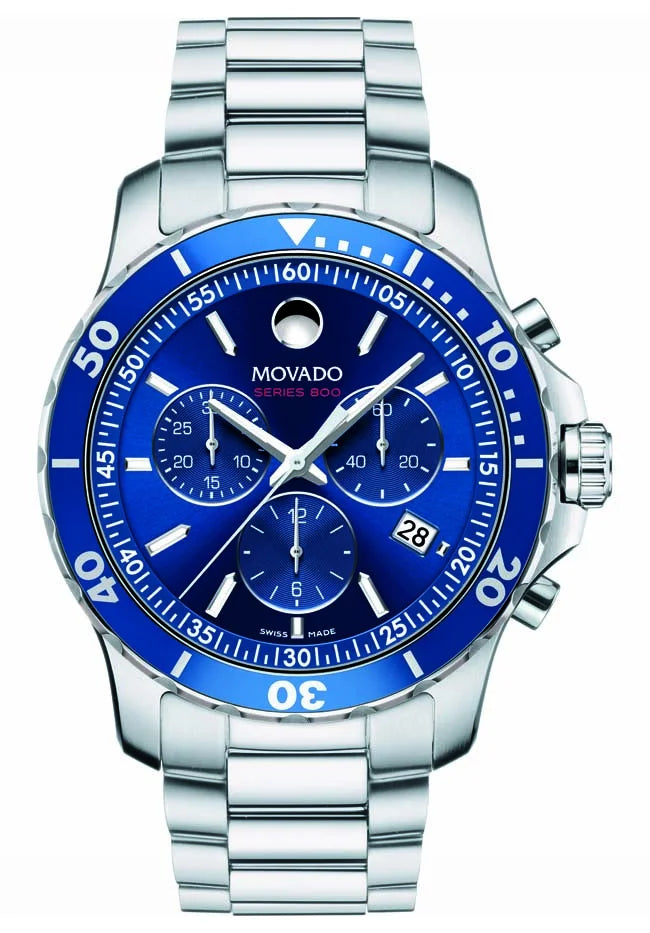 Performance Steel Case & Bracelet/Blue Dial