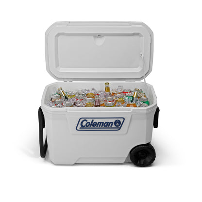 Coleman Classic Series 62-Quart Marine Wheeled Cooler, 58.7-Litre Capacity