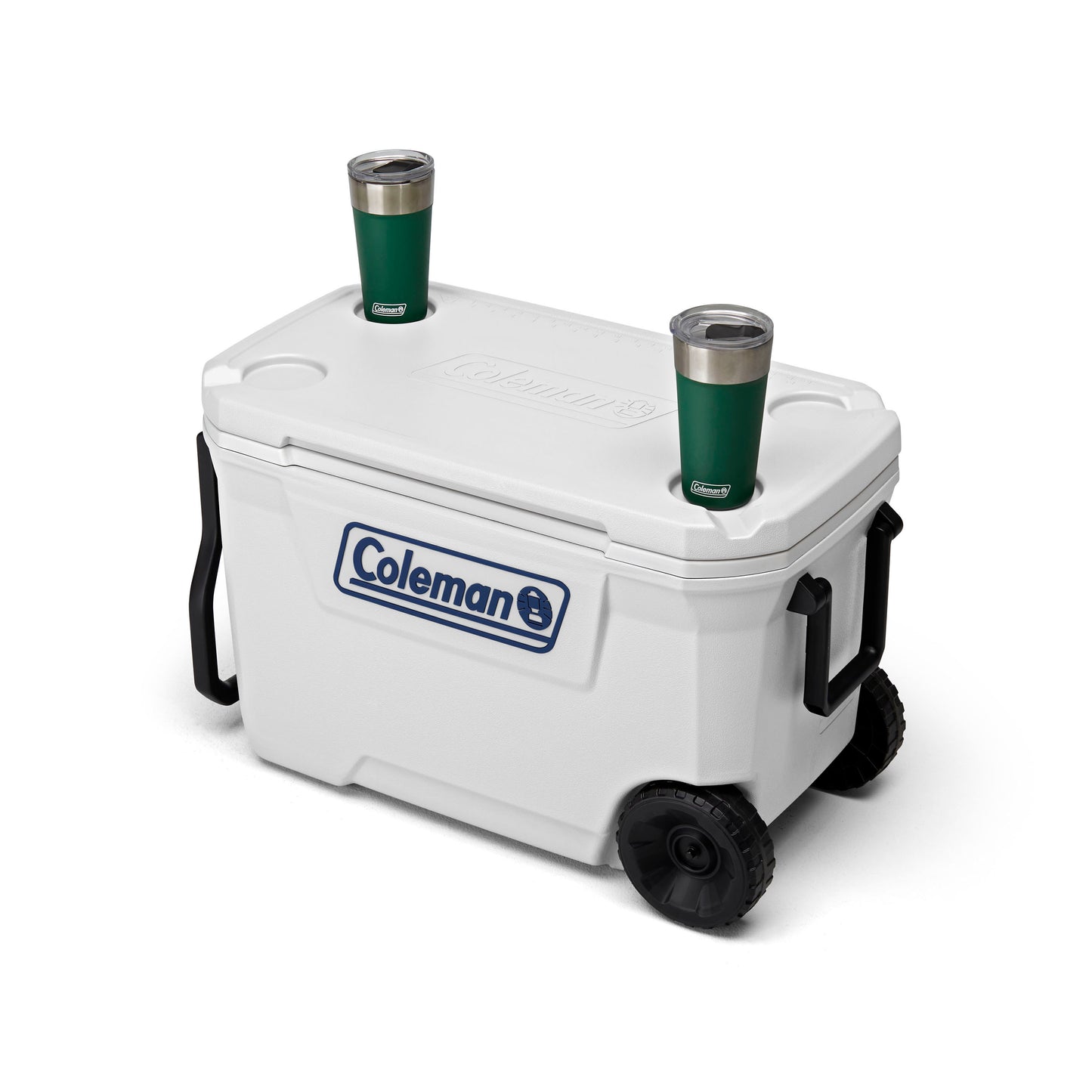 Coleman Classic Series 62-Quart Marine Wheeled Cooler, 58.7-Litre Capacity