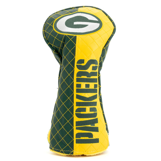 Team Golf Green Bay Packers Quilted Driver Cover - Split