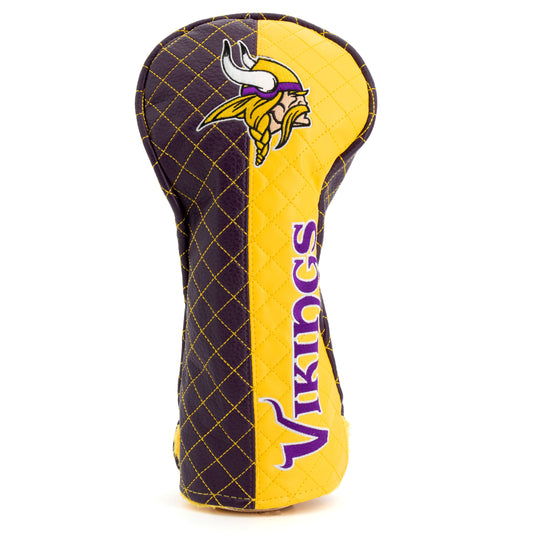 Team Golf Minnesota Vikings Quilted Driver Cover - Split
