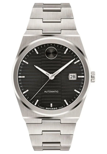 Stainless Steel Case and Bracelet/Black dial