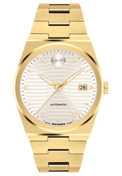 Yellow Gold IP Case and Bracelet/White dial