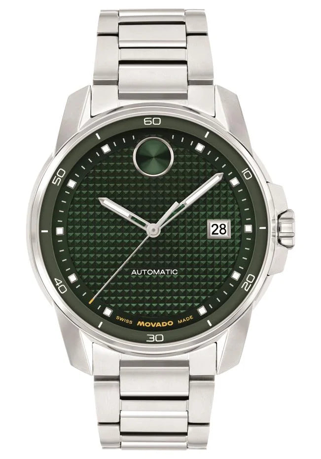 Stainless Steel Case & Bracelet/Green Dial