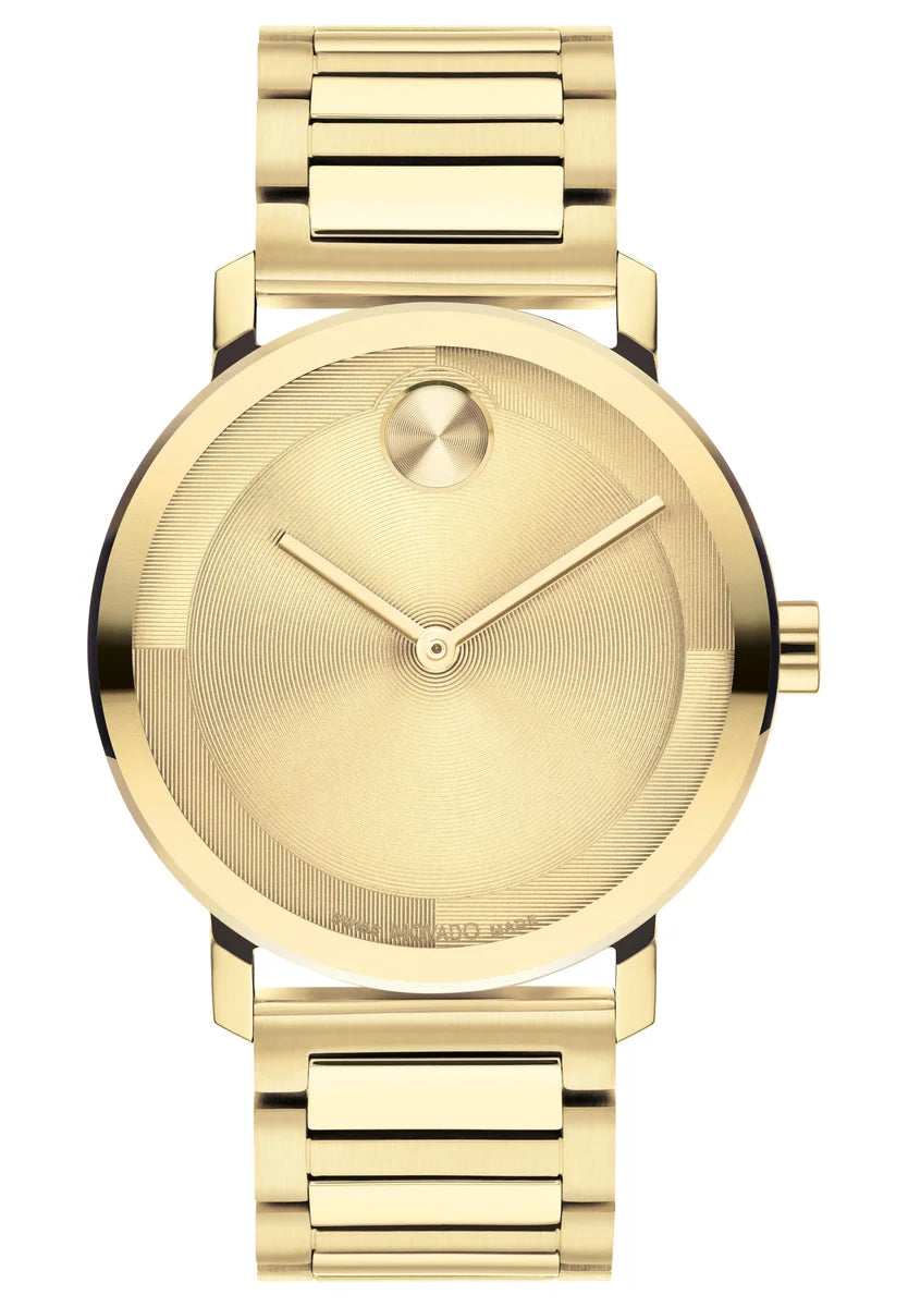 Pale Yellow Gold IP Case & Bracelet/Gold Dial