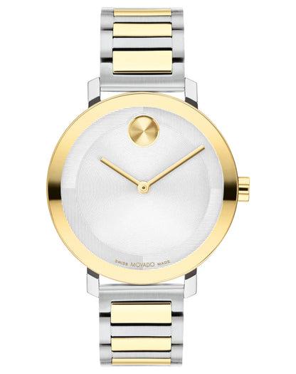 Two-Tone Stainless Steel Case & Bracelet/Silver Dial