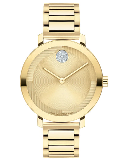Gold IP Case/Gold dial w/Crystals/Gold IP Bracelet