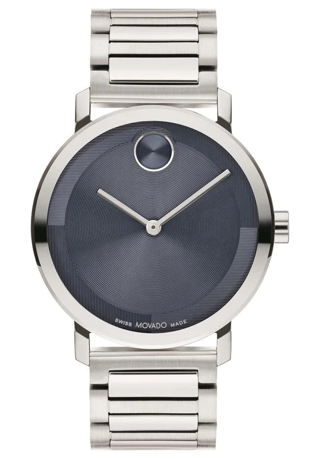 Stainless Steel Case & Bracelet/Blue Dial