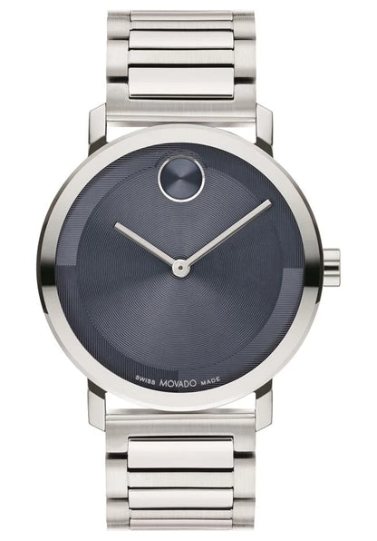 Stainless Steel Case & Bracelet/Blue Dial