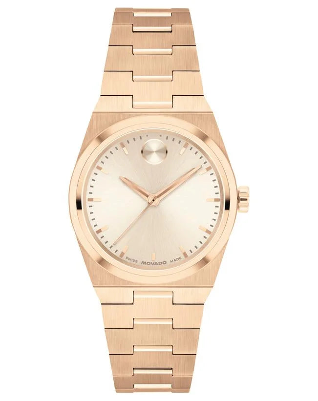 Light rose Gold IP Steel Case & Bracelet/Champagne Dial