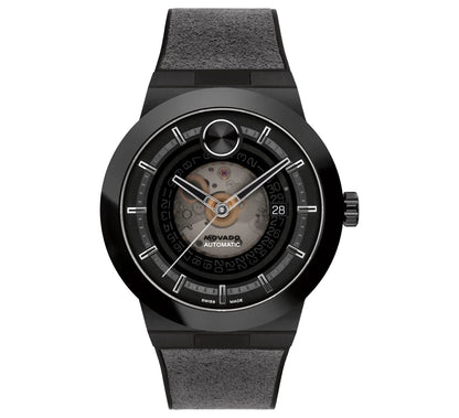 Black IP Steel Case/Black Rubber Strap/Black Skeleton dial