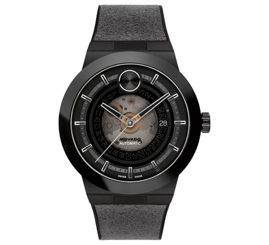 Black IP Steel Case/Black Rubber Strap/Black Skeleton dial