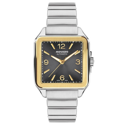 SS/Gold IP Case & SS Bracelet Charcoal Dial