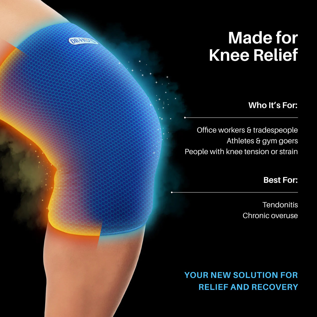 DR-HO'S Thermacool Knee Recovery Sleeve