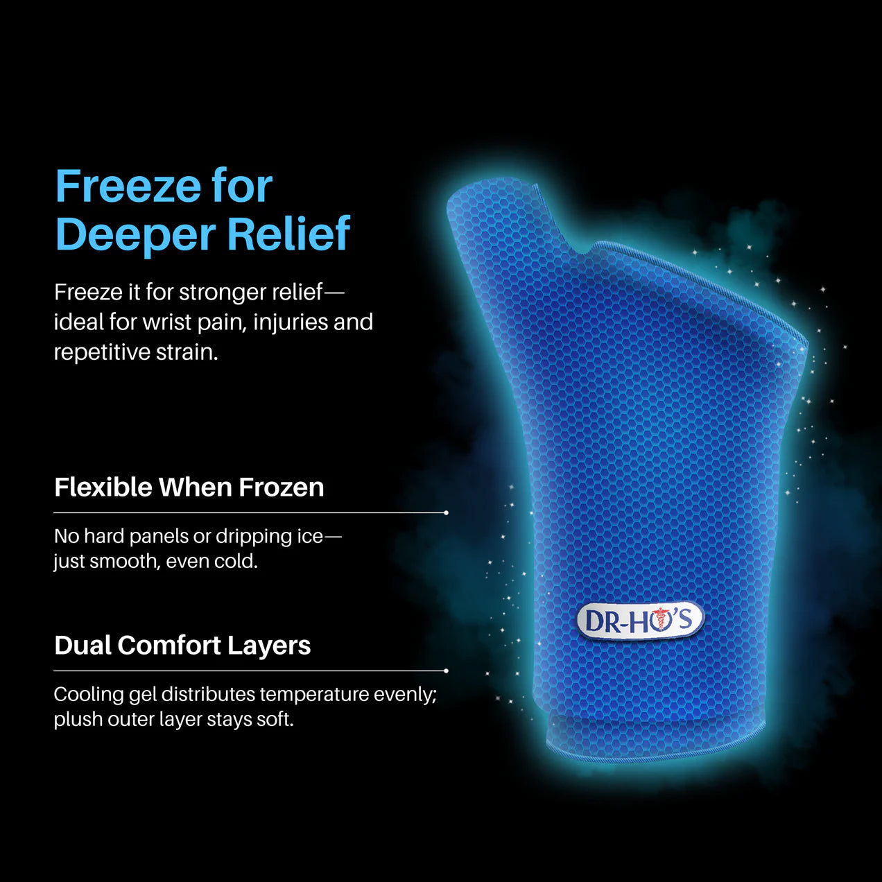 DR-HO'S Thermacool Hand + Wrist Recovery Sleeve