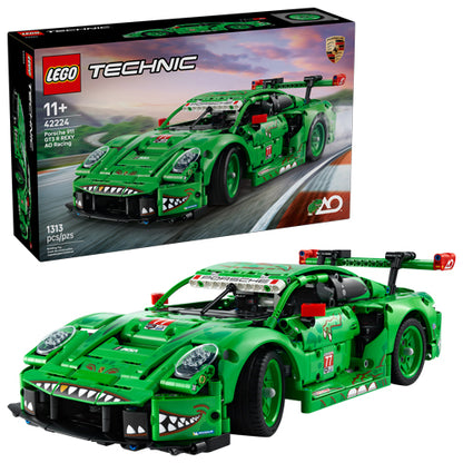 The LEGO® Group Technic Porsche 911 GT3 R REXY AO Racing Car Set 42224
