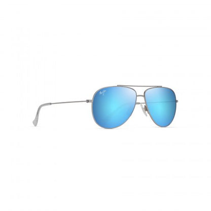 Shiny Silver w/Crystal/Blue Hawaii