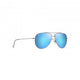 Shiny Silver w/Crystal/Blue Hawaii