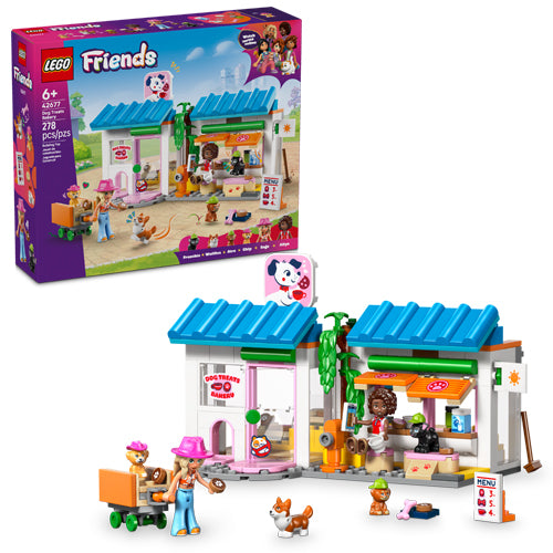 The LEGO® Group Friends Dog Treats Bakery Building Toy Set 42677