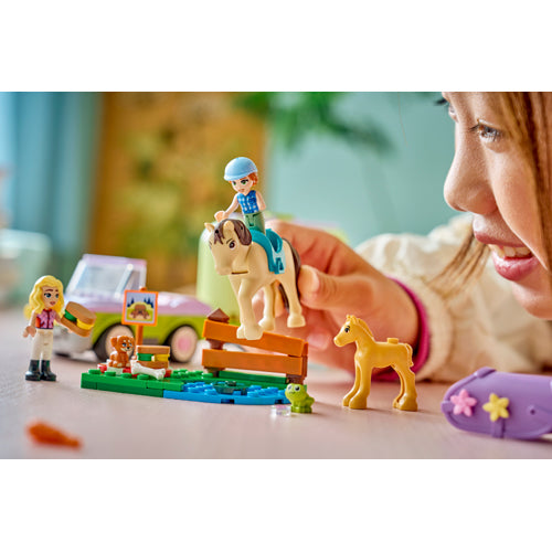 The LEGO® Group Friends Horse & Baby Foal Trailer Set 42695