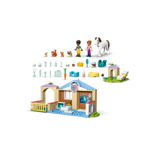 The LEGO® Group Friends Animal Vet Clinic Building Toy Set 42696
