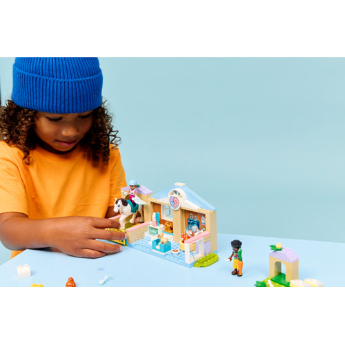 The LEGO® Group Friends Animal Vet Clinic Building Toy Set 42696