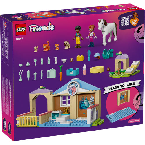 The LEGO® Group Friends Animal Vet Clinic Building Toy Set 42696