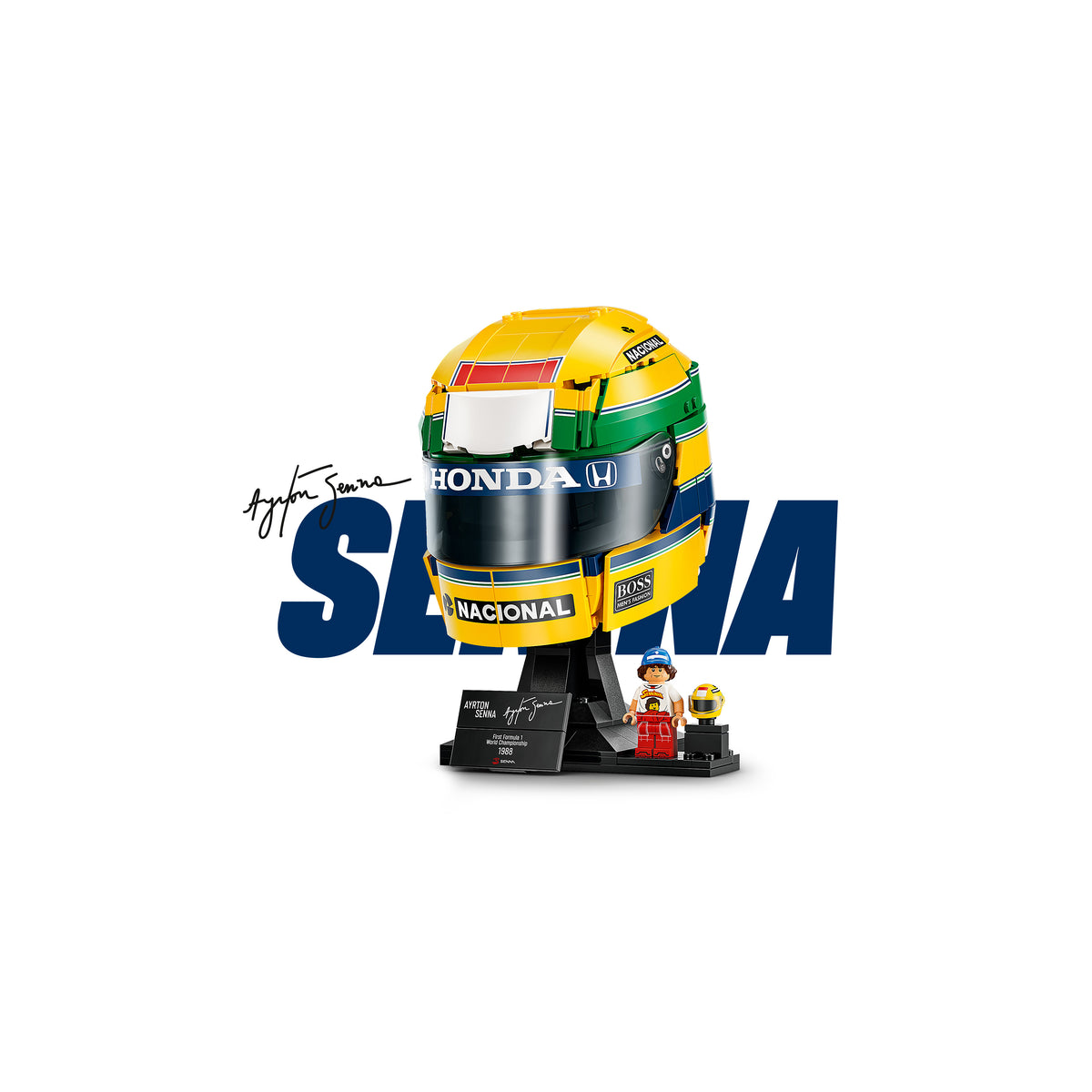 The LEGO® Group Editions Ayrton Senna Helmet Set 43024
