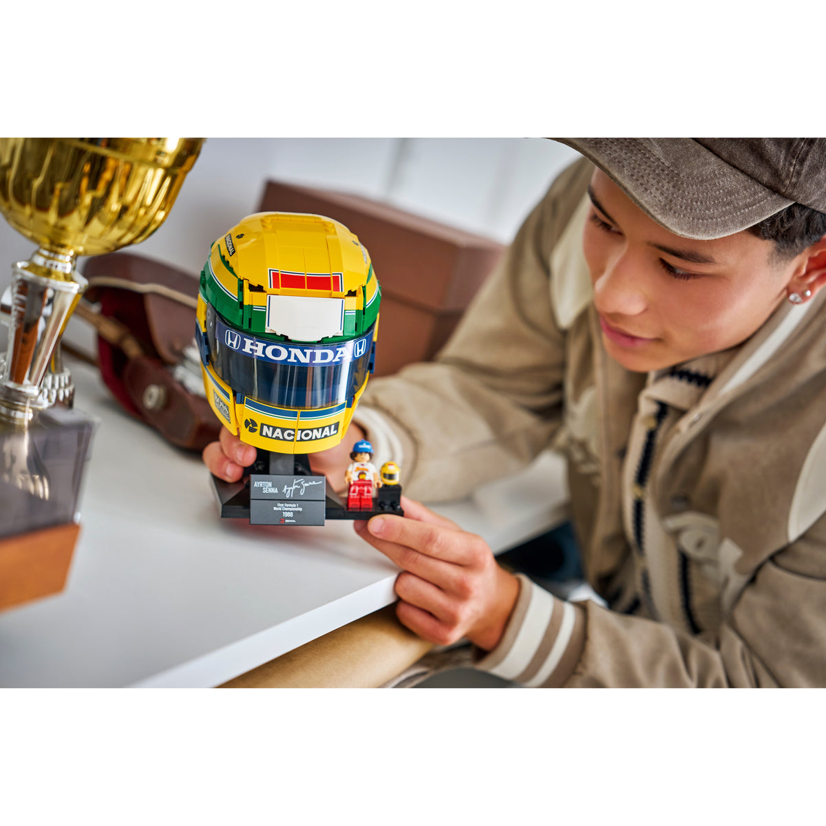 The LEGO® Group Editions Ayrton Senna Helmet Set 43024