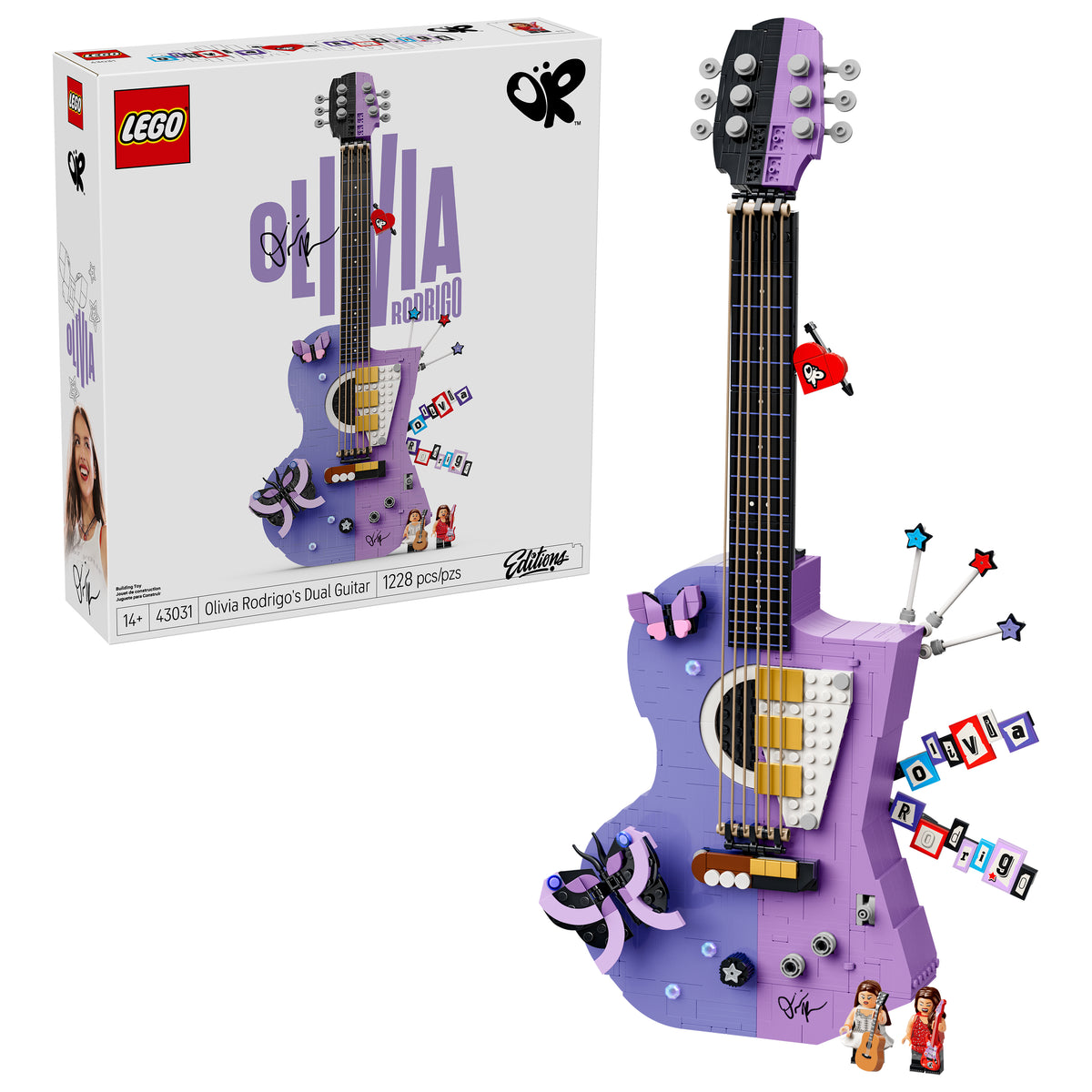 The LEGO® Group Editions Olivia Rodrigo's Dual Guitar Set 43031