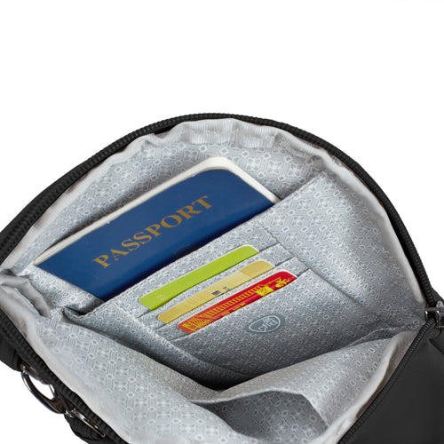 Travelon Runways Anti-Theft Slim Asymmetric Crossbody